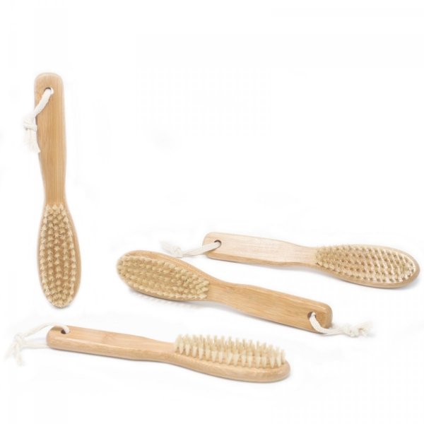 Bamboo Mustache and Beard Brush