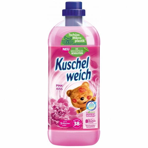 KUSCHELWEICH Płyn do płukania Pink Kiss różowy, 1l