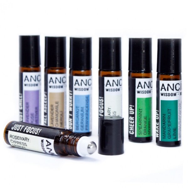 Lavender, Chamomile &amp; Neroli Essential Oil Blend, Roller, Ancient Wisdom