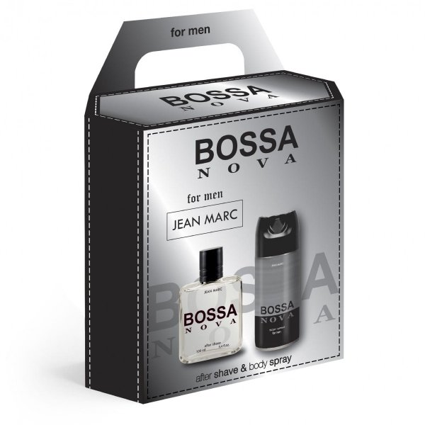 JEAN MARC Bossa Nova Man Zestaw prezentowy męski - dezodorant 150 ml + woda po goleniu 100 ml