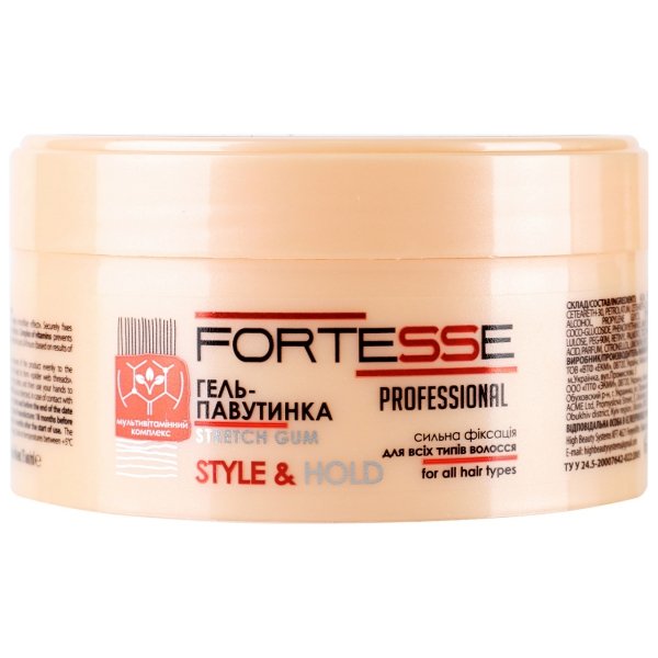Mocno utrwalający żel do włosów Fortesse Professional Style &amp; Hold, 75 ml