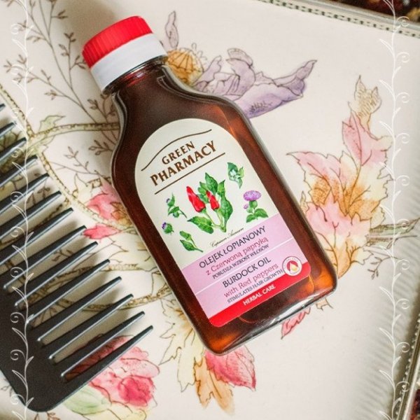 Natural Burdock Oil with Red Pepper, 100 ml