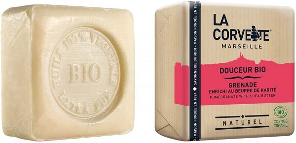 Pomegranate Fruit &amp; Shea Butter BIO Organic Soap, La Corvette, 100g