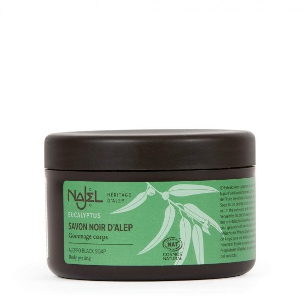 Eucalyptus Aleppo Black Soap, Najel, 200ml