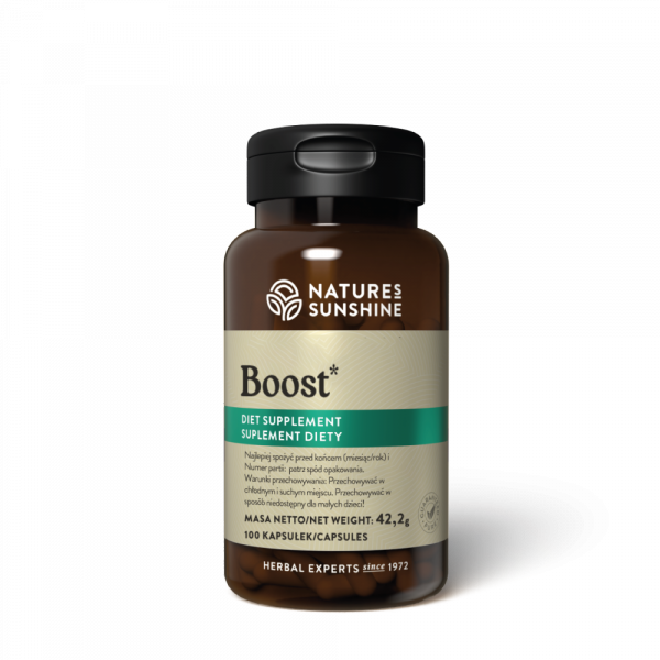 Boost - Źródło Energii, Suplement Diety, Nature's Sunshine, 90 kapsułek