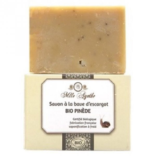 Organic Snail Slime Soap with Pine, Mlle Agathe