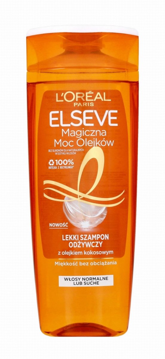 Loreal Elseve Magiczna Moc Olejków Lekki Szampon odżywczy z Olejkiem Kokosowym 400ml