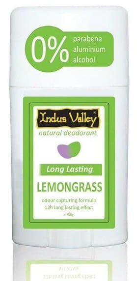 Dezodorant w Sztyfcie LEMONGRASOWY, Indus Valley
