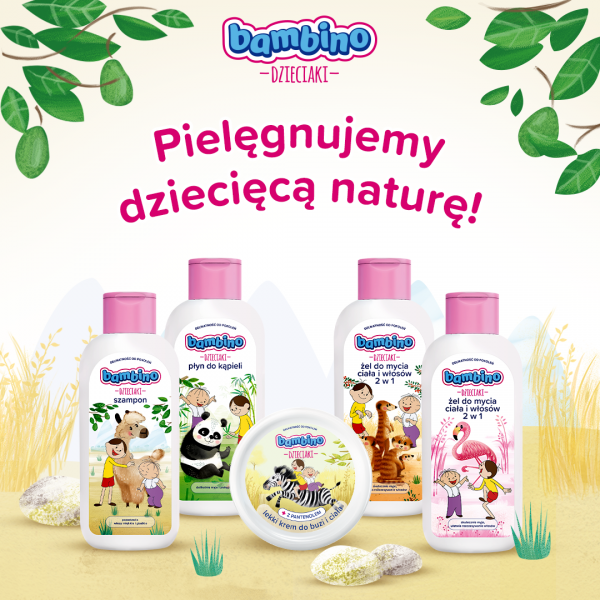 BAMBINO Płyn do kąpieli dla Dzieci i Niemowląt  400 ml