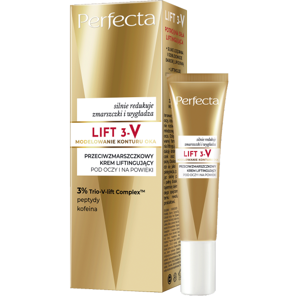 PERFECTA Lift 3-V Przeciwzmarszczkowy krem liftingujący pod oczy i na powieki 15 ml