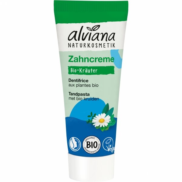 Ziołowa Pasta do zębów z rumiankiem, ALVIANA