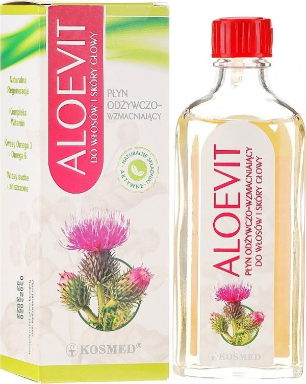 Aloevit Nourishing and Strengthening Hair &amp; Scalp Liquid, Kosmed, 100ml