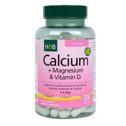 Calcium Magnesium &amp; Zinc, Wapń, Magnez i Cynk, Holland &amp; Barrett, 100 tabletek
