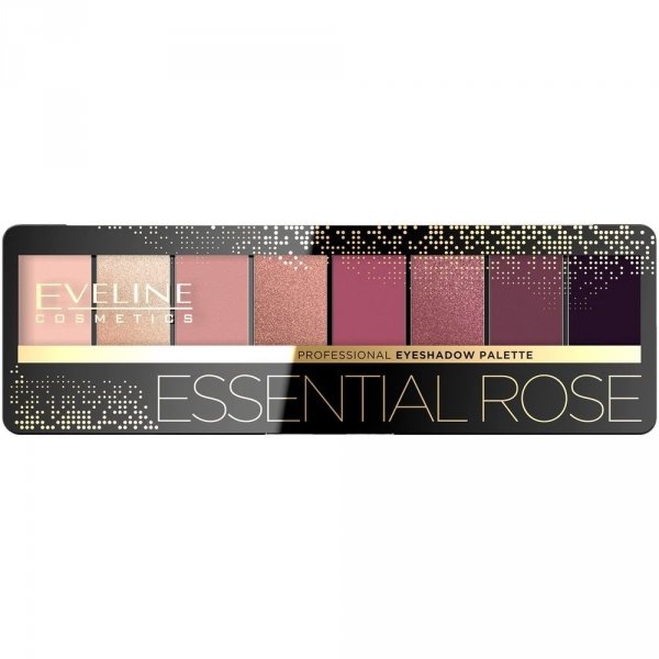 Eveline Eyeshadow Professional Palette Zestaw cieni do powiek 05 Essential Rose (8)  9.6g