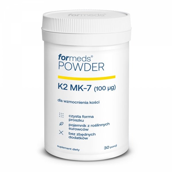 Powder K2 Formeds, Witamina K2 MK-7, Suplement Diety w Proszku