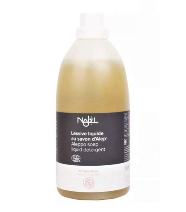 Naturalny Płyn do Prania z Mydłem Aleppo Różany, Najel, 2l