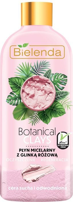 Bielenda Botanical Clays Różowa Glinka Płyn micelarny do twarzy 500ml