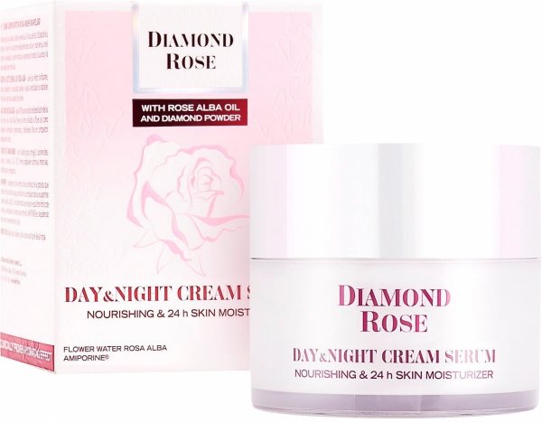 Różane Serum odżywcze do twarzy na dzień i noc, Diamond Rose, 50ml
