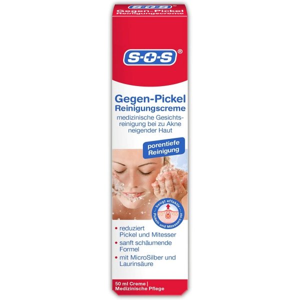 SOS Krem Oczyszczający do Twarzy Przeciwtrądzikowy, 50ml
