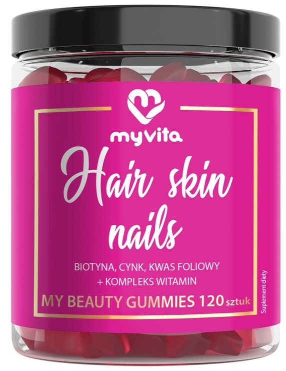 Naturalne Żelki Włosy Skóra Paznokcie, MyVita Hair Nails Skin