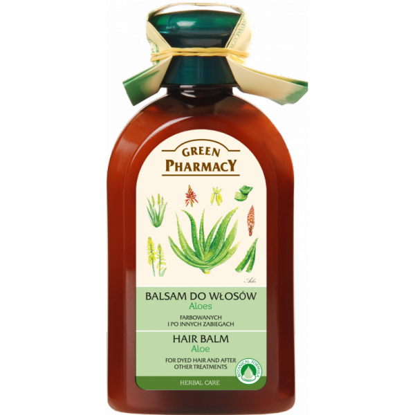 Balsam do Włosów Farbowanych Aloes, Green Pharmacy