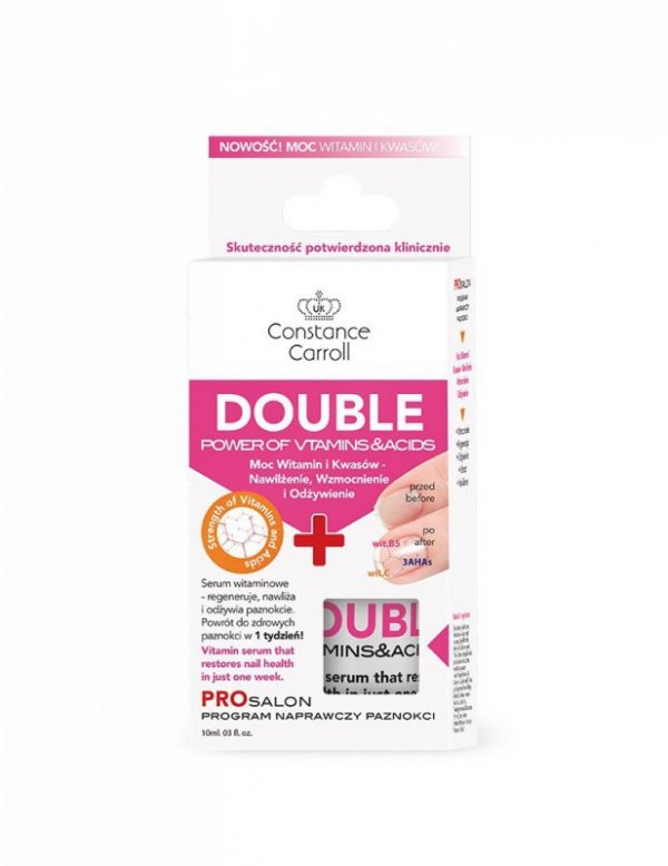 Constance Carroll Nail Care Odżywka do paznokci Double Power of Vitamins&Acids  10ml