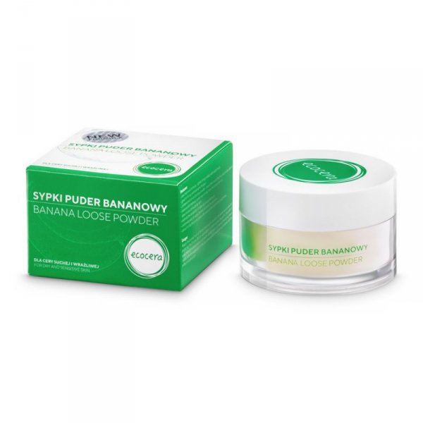 ECOCERA Puder sypki bananowy - cera sucha i wrażliwa  8g