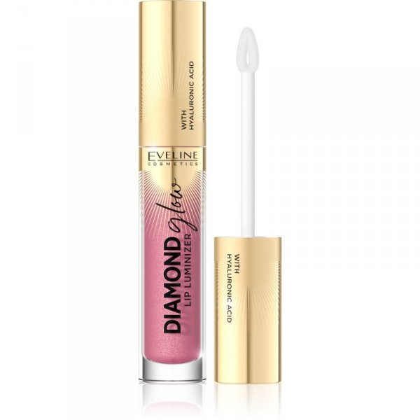 EVELINE Diamond Glow Lip Luminizer Błyszczyk do ust z kwasem hialuronowym nr 05 4.5 ml