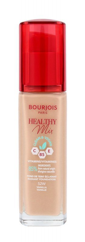 Bourjois Podkład do twarzy Healthy Mix Clean&Vegan - nr 52W Vanilla  30ml