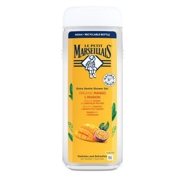 LE PETIT MARSELLAIS Kremowy Żel pod prysznic Bio Mango & Marakuja 400ml
