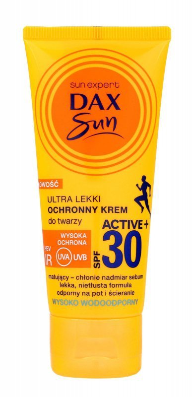 DAX Sun Ultralekki Ochronny Krem do twarzy SPF30 Active+  50ml