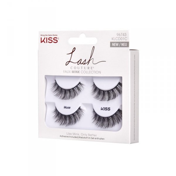 KISS Lash Couture Sztuczne rzęsy The Mink Collection - Muse 1op.- 2 pary