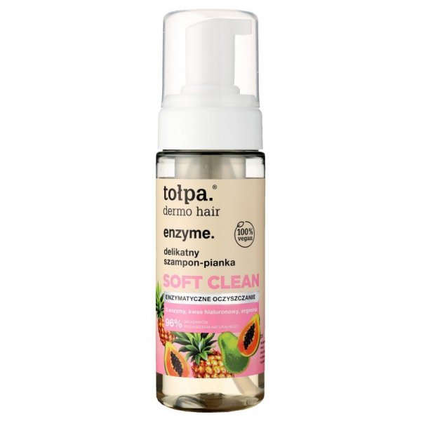 TOŁPA Dermo Hair Enzyme Szampon-pianka enzymatyczne oczyszczenie - delikatny Soft Clean 150 ml