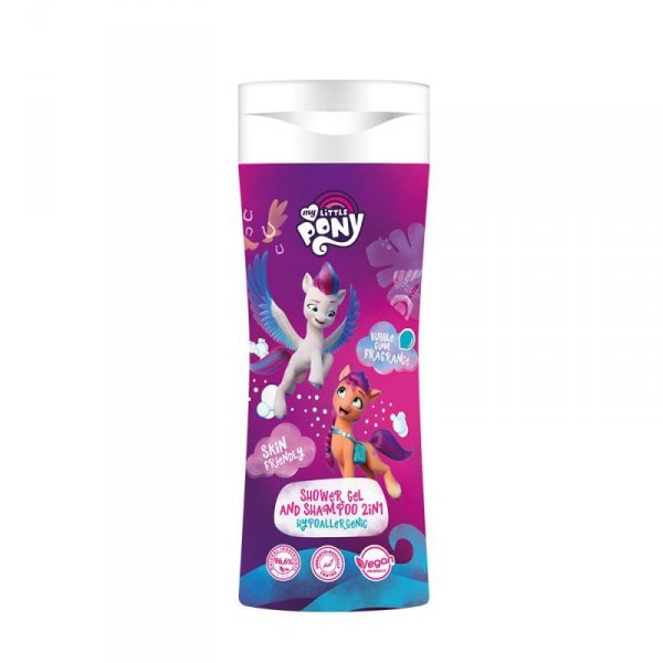 MY LITTLE PONY Żel pod prysznic i szampon 2w1 Guma balonowa 300 ml