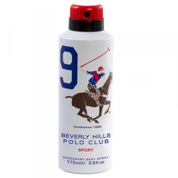 BEVERLY HILLS Polo Club 9 Deo spray dla mężczyzn 175 ml