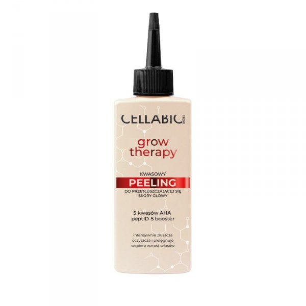 CELLABIC TRICHO Grow Therapy Kwasowy Peeling do przetłuszczającej się skóry głowy 150 ml