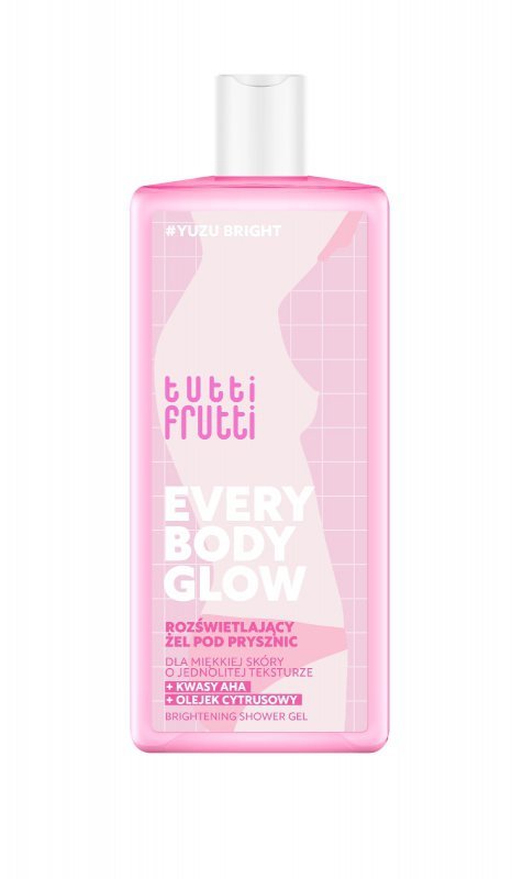 TUTTI FRUTTI Everybody Glow Rozświetlający żel pod prysznic 400 ml