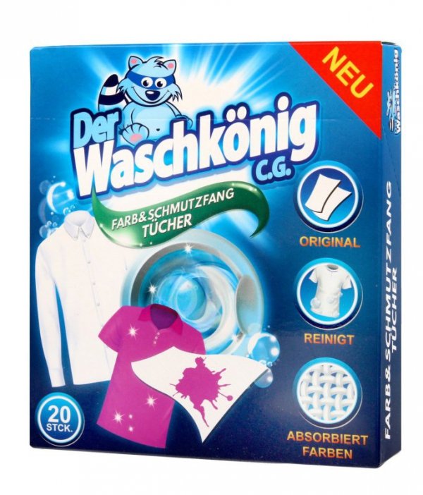 Chusteczki pochłaniające wilgoć KOLOR, opakowanie 20 szt. – WASCHKONIG