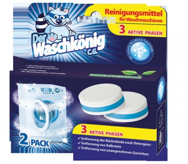WASCHKONIG CZYŚCIK d/pralki tabletki 2szt /24/