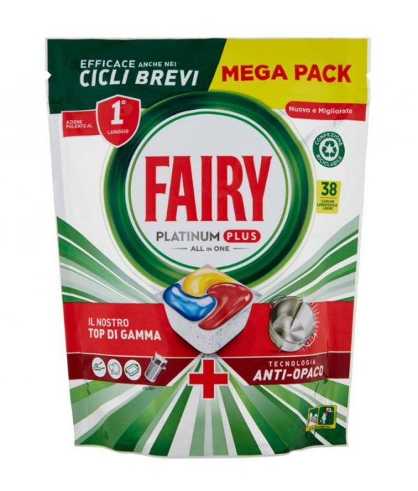 P&G FAIRY TABLETKI  38 PLAT. PLUS ALL IN  ONE Lem&