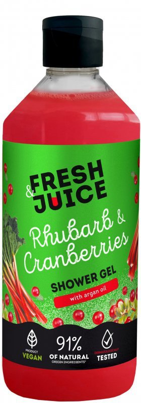 FRESH JUICE Żel pod prysznic Rabarbar i Żurawina 473 ml