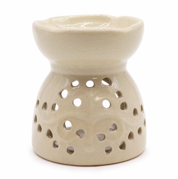 Kominek Zapachowy Ceramiczny Drzewo Życia - Kość Słoniowa