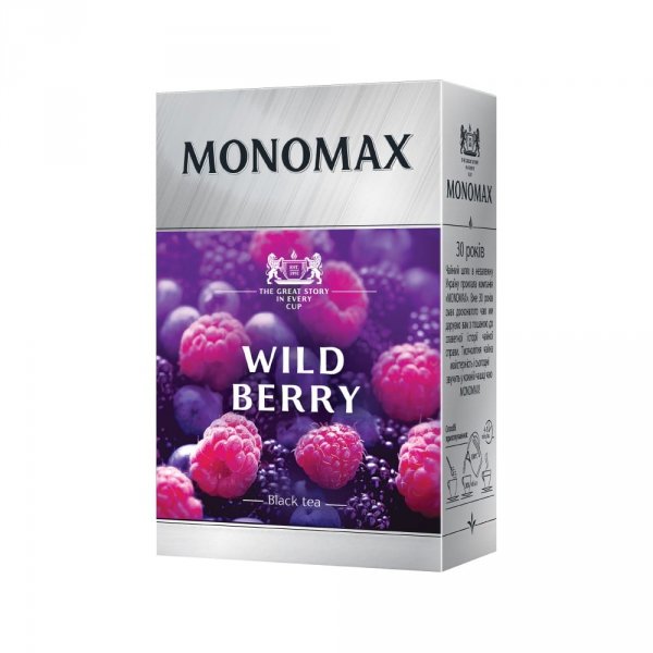 Czarna herbata z dodatkami Wild Berry, Monomax, 90g