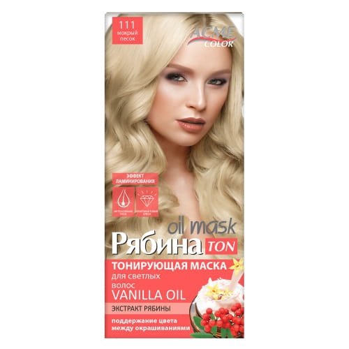 Tonująca Maska do Włosów ACME-COLOR TON Oil Mask - 111 Mokry piasek