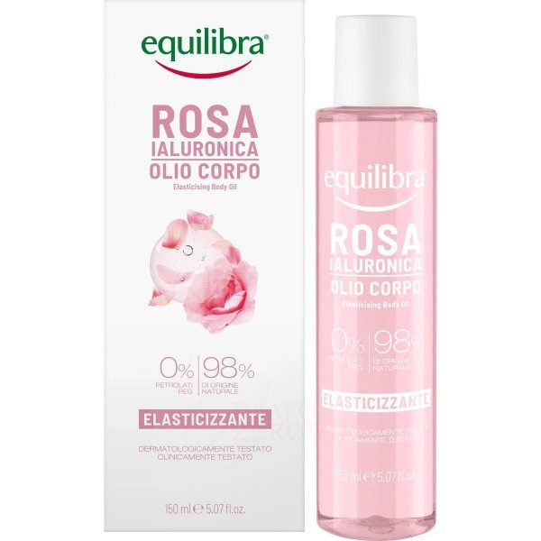 Różany olejek do ciała z Kwasem Hialuronowym, EQUILIBRA Rosa, 150ml