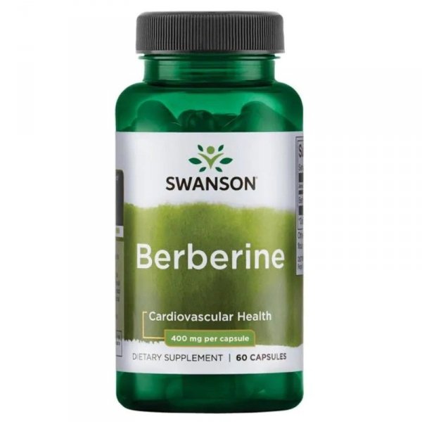 Berberyna 400 mg, Swanson, 60 kapsułek