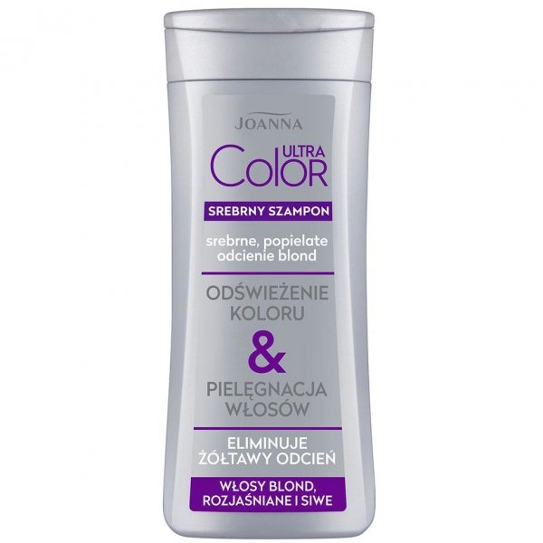 JOANNA Ultra Color Szampon - srebrne odcienie blond 200 ml