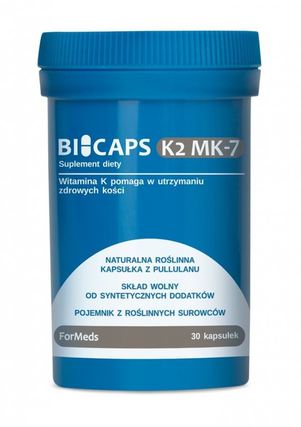 ForMeds Bicaps K2 MK-7, 30 kapsułek Suplement Diety