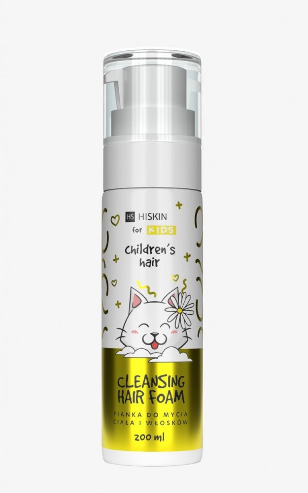 HISKIN for Kids Pianka do mycia ciała i włosków - PROTEINY RYŻU 200 ml