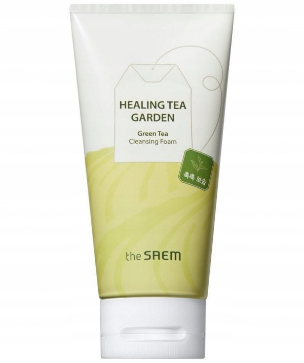 SAEM Healing Tea Garden Green Tea Pianka Nawilżająca do twarzy, 150ml